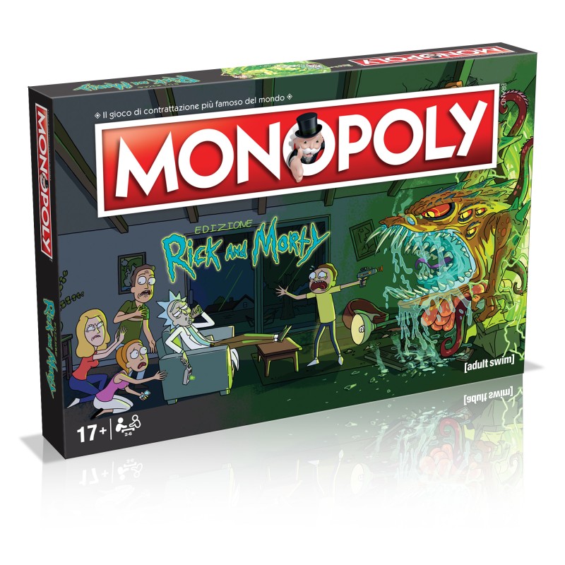Image of Winning Moves Monopoly - Rick And Morty Gioco da tavolo Strategia