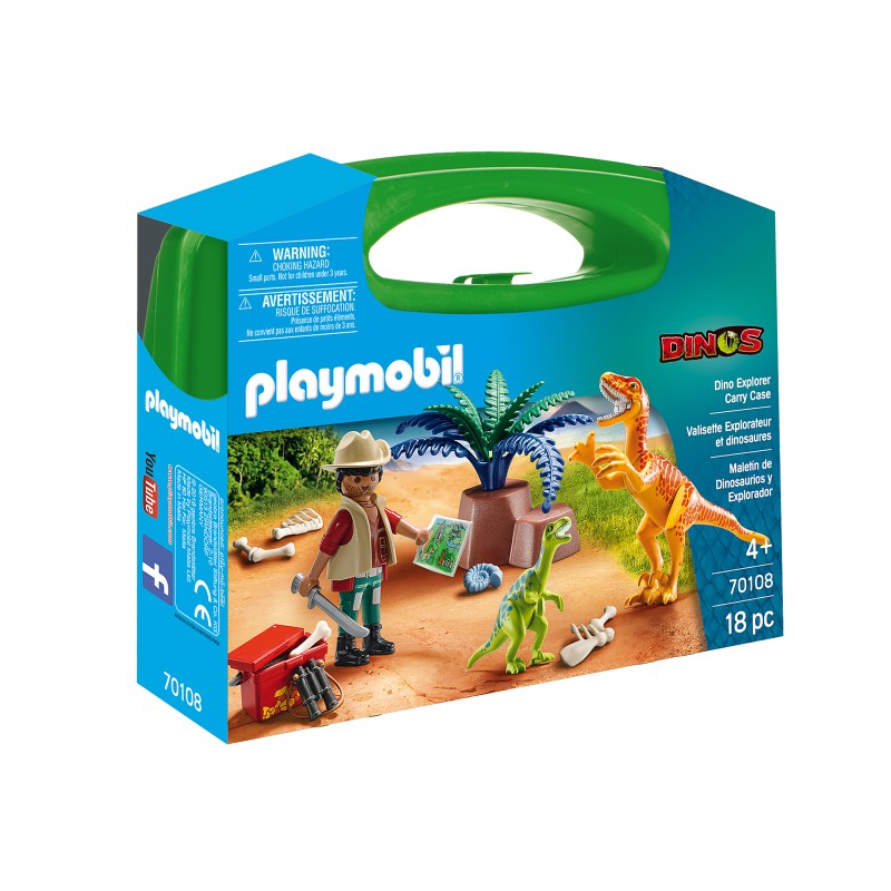 Image of Playmobil Dinos 70108 gioco di costruzione
