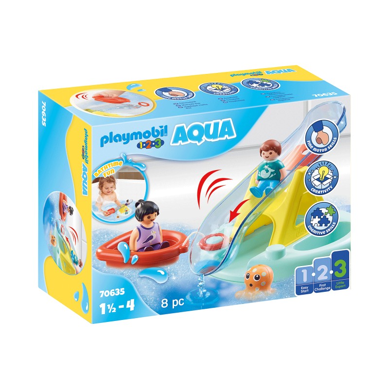 Image of Playmobil 1.2.3 70635 giocattolo per il bagno Set da gioco vasca Multicolore