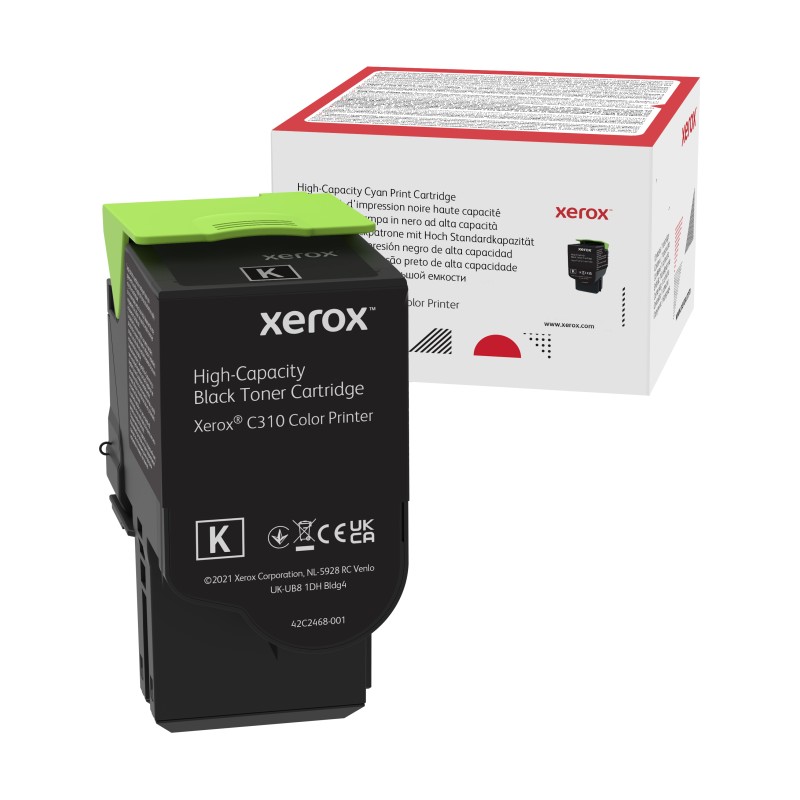 Image of Xerox Cartuccia toner Nero a High capacity da 8000 Pagine per Stampante colori ® C310?/?multifunzione C315 (006R04364)