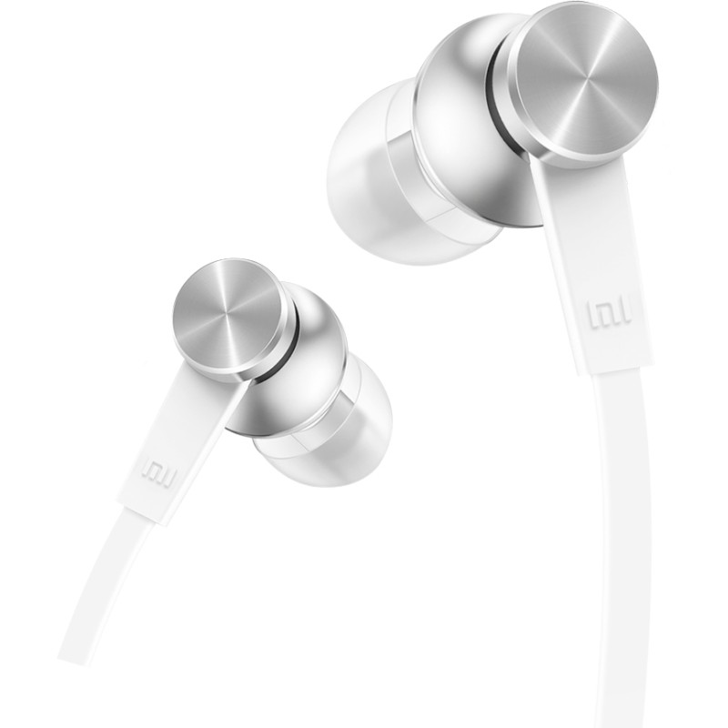 Image of Xiaomi Mi In-Ear Headphones Basic Auricolare Cablato Musica e Chiamate Argento, Bianco