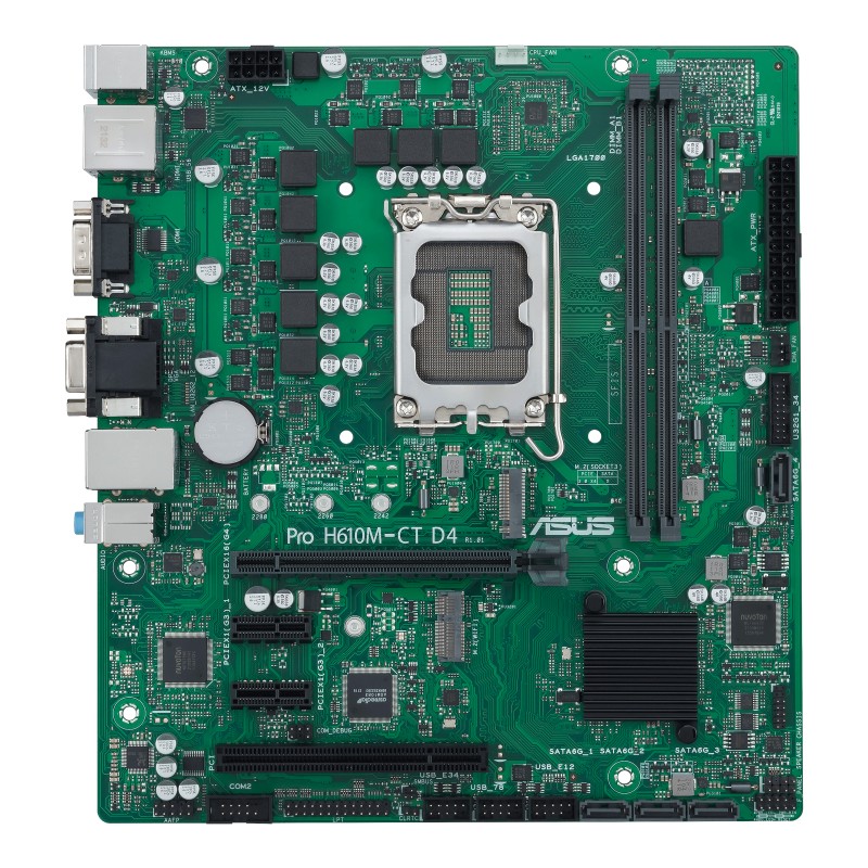 Image of ASUS PRO H610M-C D4-CSM Intel H610 LGA 1700 micro ATX
