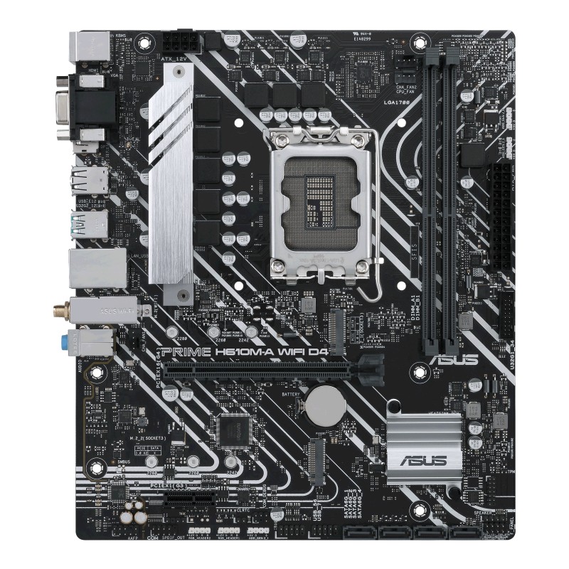 Image of ASUS PRIME H610M-A WIFI D4 Intel H610 LGA 1700 micro ATX