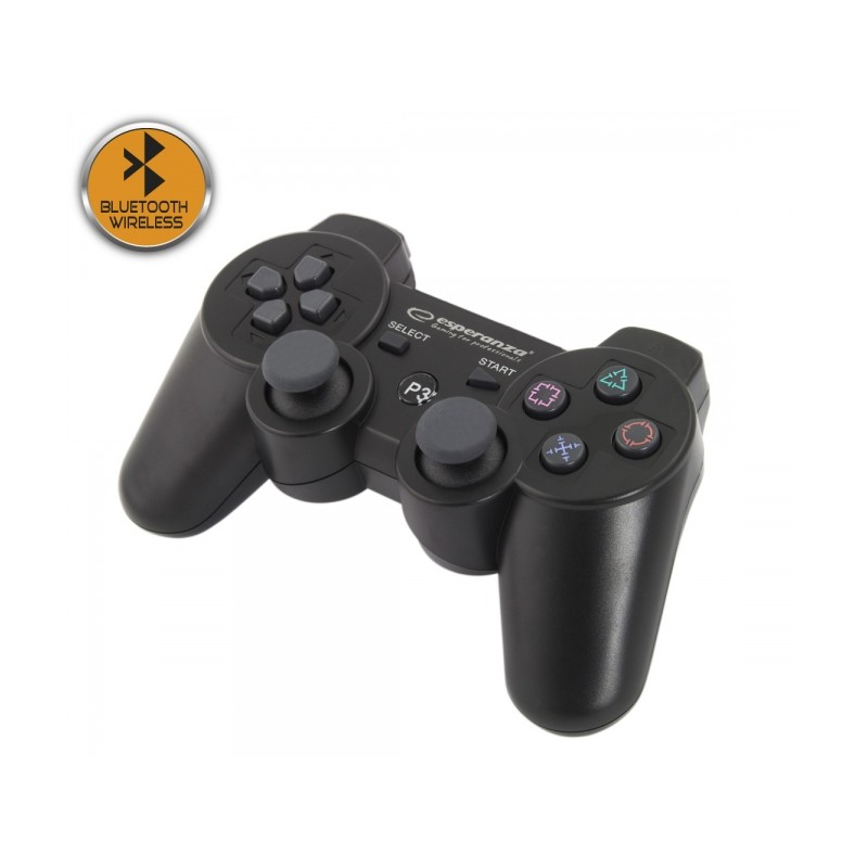 Esperanza EGG109K periferica di gioco Nero Bluetooth Joystick Analogico Playstation 3