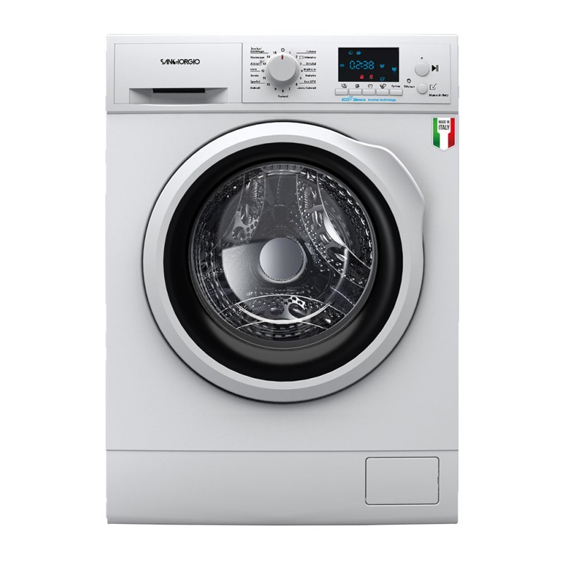 Image of SanGiorgio F1012D9 lavatrice Caricamento frontale 10 kg 1200 Giri/min Bianco