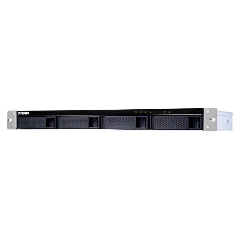Image of QNAP TL-R400S contenitore di unità archiviazione Box esterno HDD/SSD Nero, Grigio 2.5/3.5"