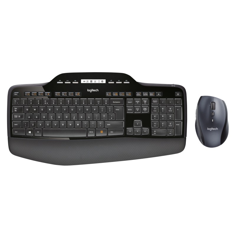 Image of Logitech MK710 Performance tastiera Mouse incluso RF Wireless QWERTY US International Nero