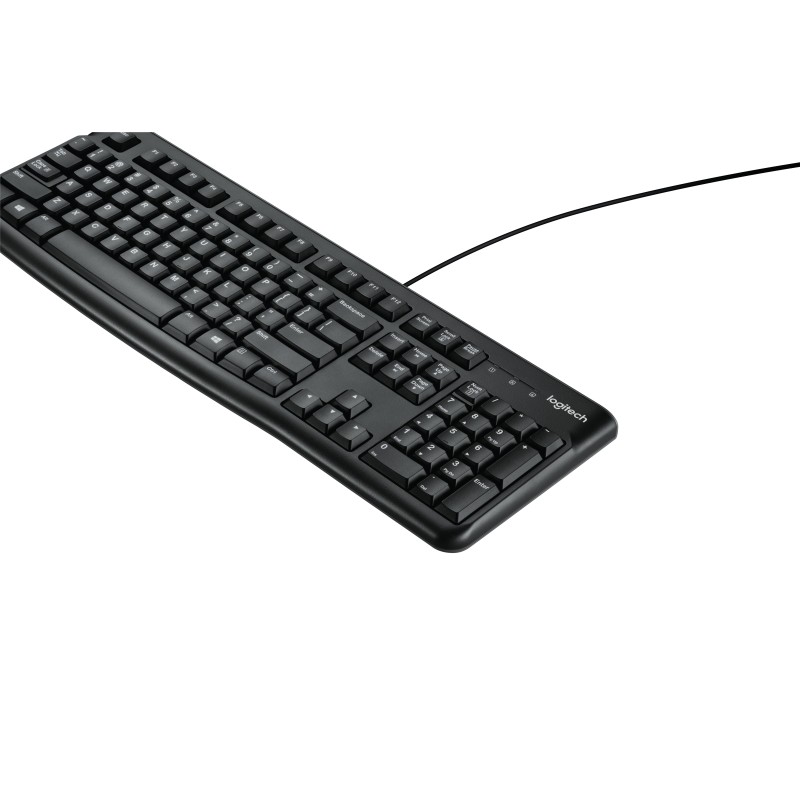 Image of Logitech K120 Corded Keyboard tastiera USB QWERTY Inglese Nero