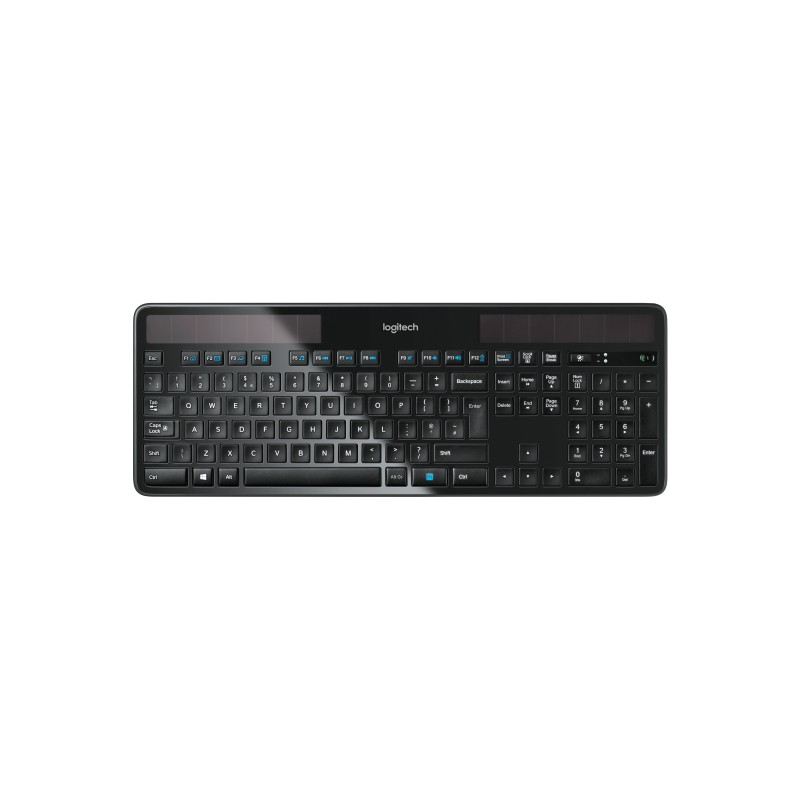 Image of Logitech Wireless Solar Keyboard K750 tastiera RF QWERTZ Tedesco Nero