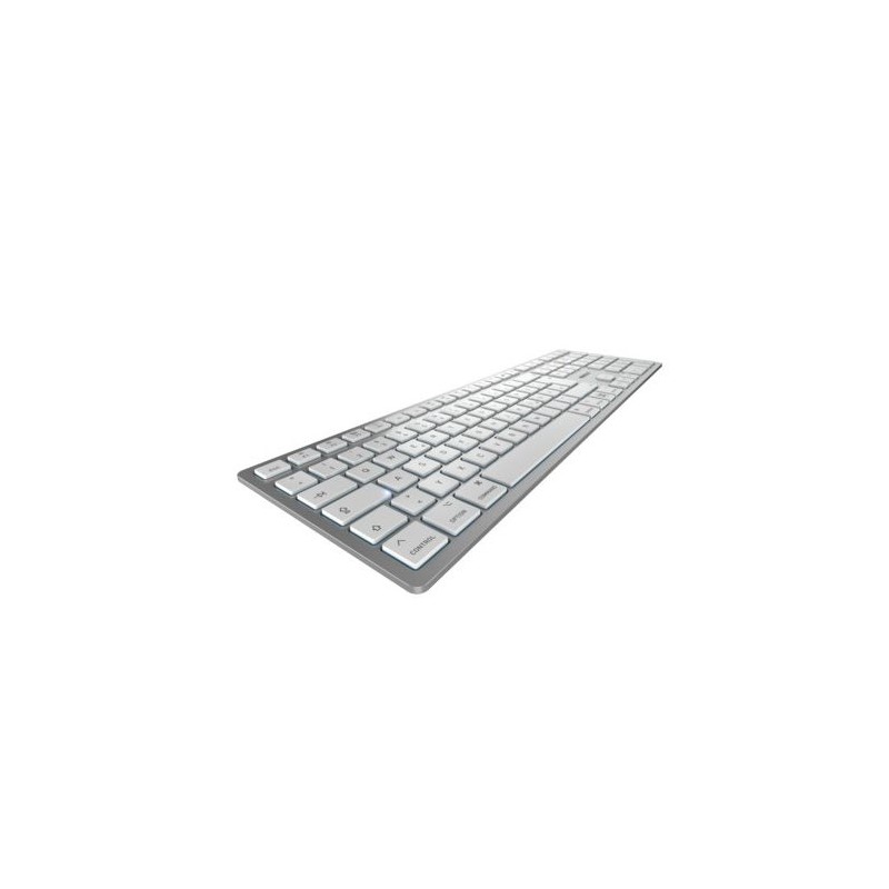 Image of CHERRY KW 9100 SLIM FOR MAC tastiera USB + Bluetooth QWERTY Inglese Argento