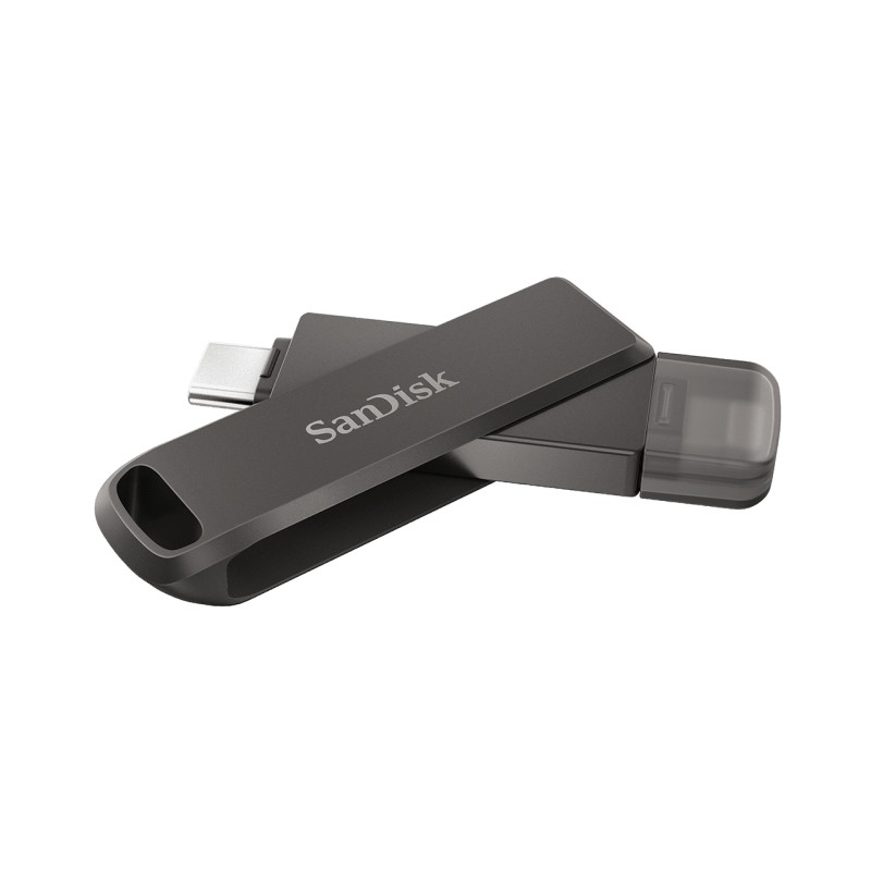 Image of SanDisk iXpand unità flash USB 128 GB Type-C / Lightning 3.2 Gen 1 (3.1 1) Nero