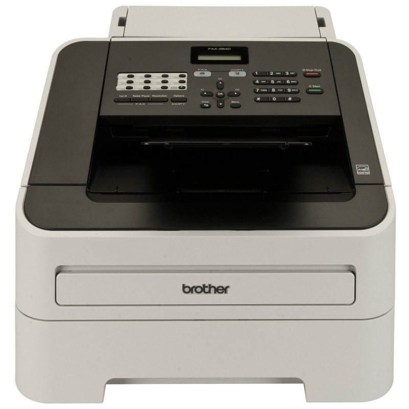 brother - scanners brother fax-2840 macchina per fax laser 33.6 kbit/s a4 nero, grigio uomo