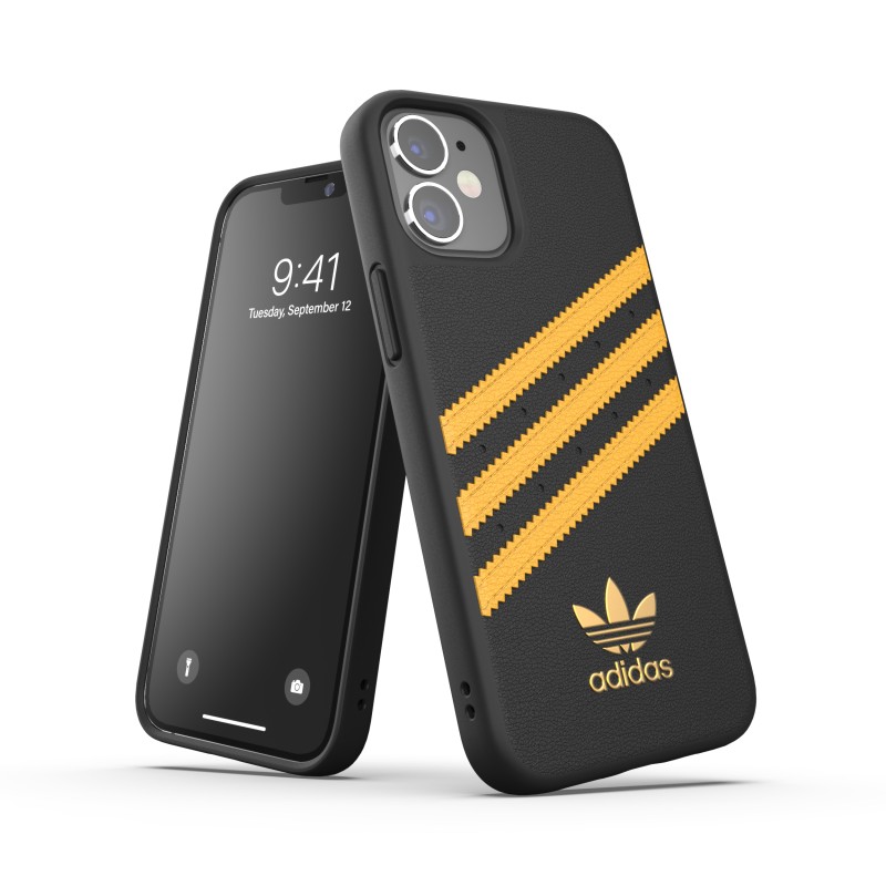 Image of Adidas 3-Stripes custodia per cellulare 13.7 cm (5.4") Cover Nero, Oro