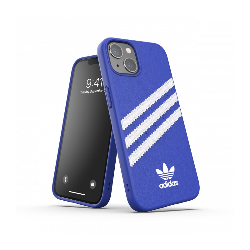 Image of Adidas 47116 custodia per cellulare 15.5 cm (6.1") Cover Blu, Bianco