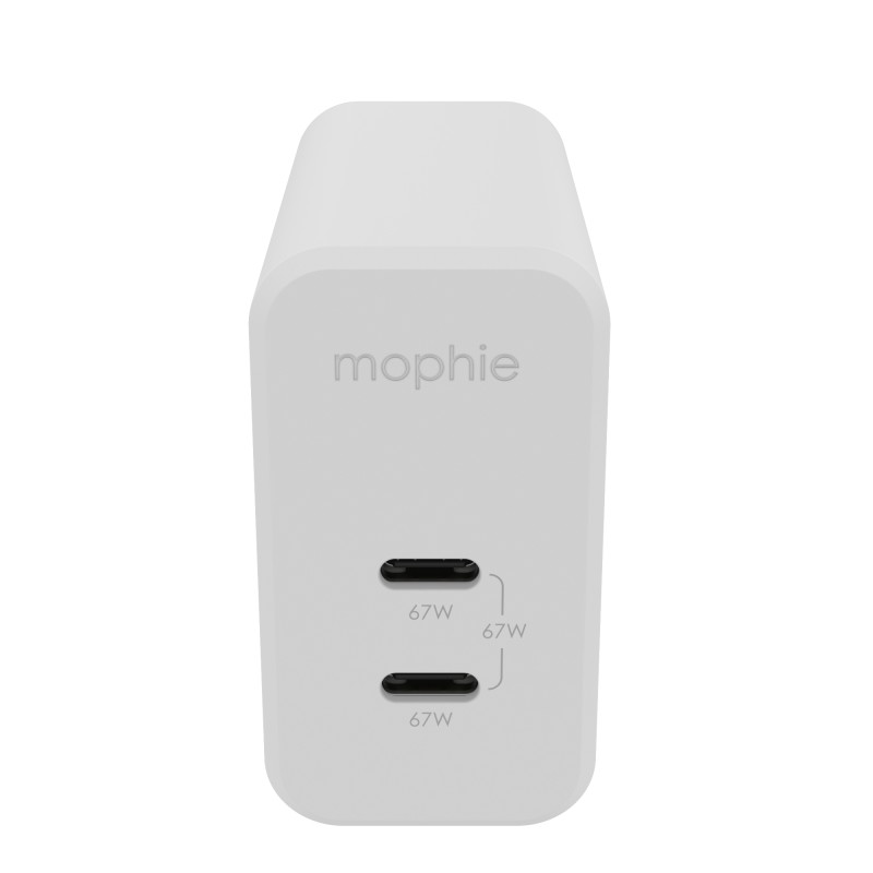 Image of mophie 409909304 Caricabatterie per dispositivi mobili Computer portatile, Smartphone, Tablet Bianco AC Ricarica rapida Interno