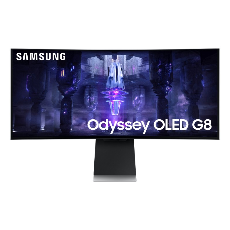 Image of Samsung Odyssey Neo G8 Monitor Gaming OLED da 34'' WQHD Curvo