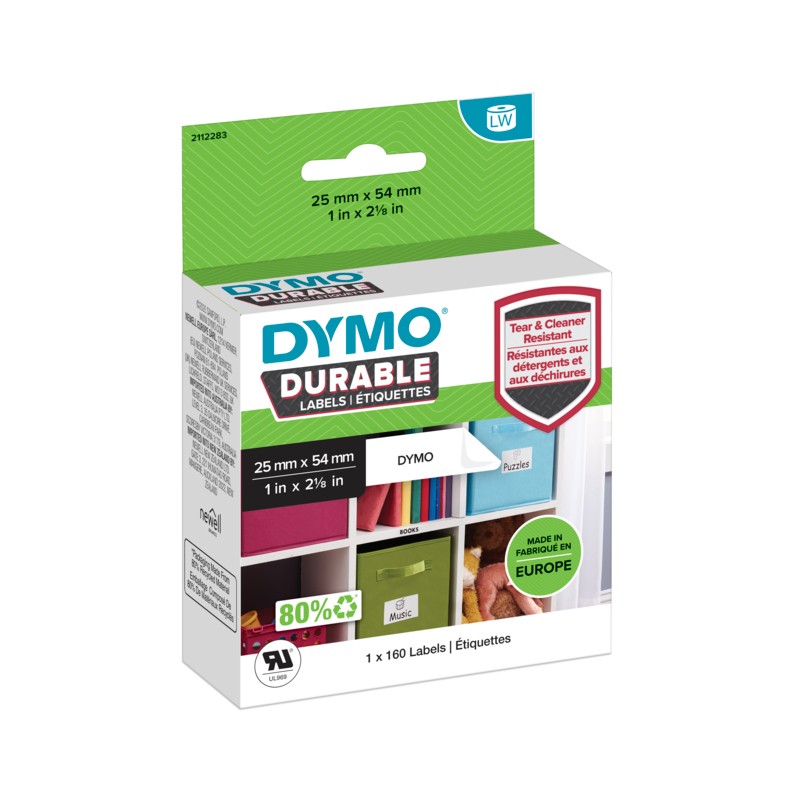 Image of DYMO Durable Bianco Etichetta per stampante autoadesiva