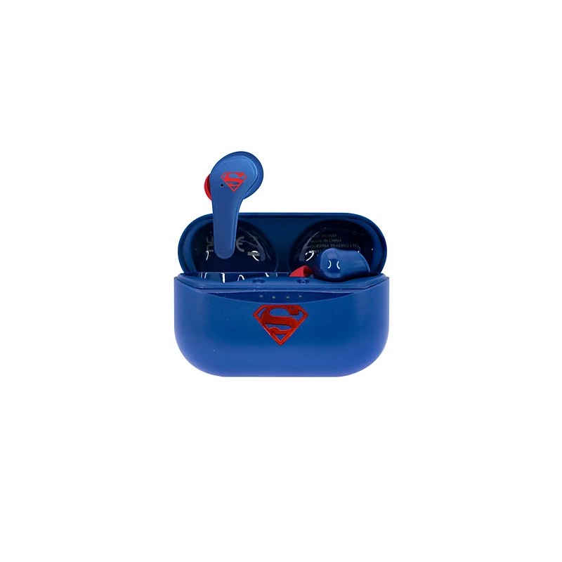 Image of OTL Technologies DC Comics Superman Cuffie Wireless In-ear Musica e Chiamate Bluetooth Blu