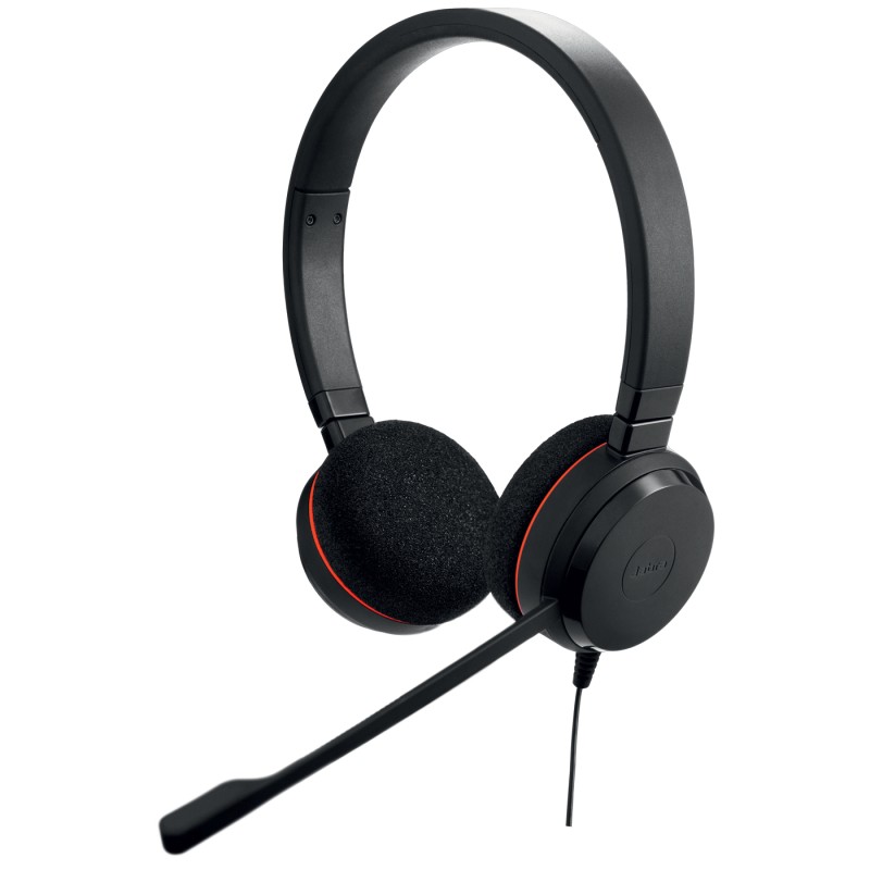 Jabra Evolve 20 USB-C UC Stereo Auricolare Cablato A Padiglione Ufficio USB tipo-C Nero