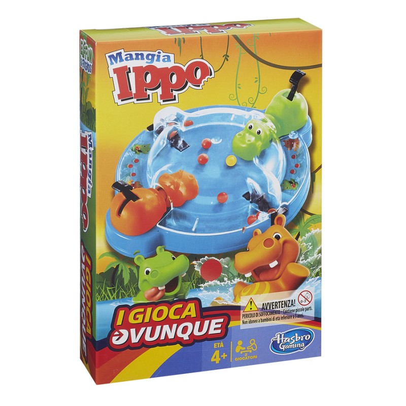 Hasbro Gaming Mangia Ippo - Travel (gioco in scatola, Gaming)