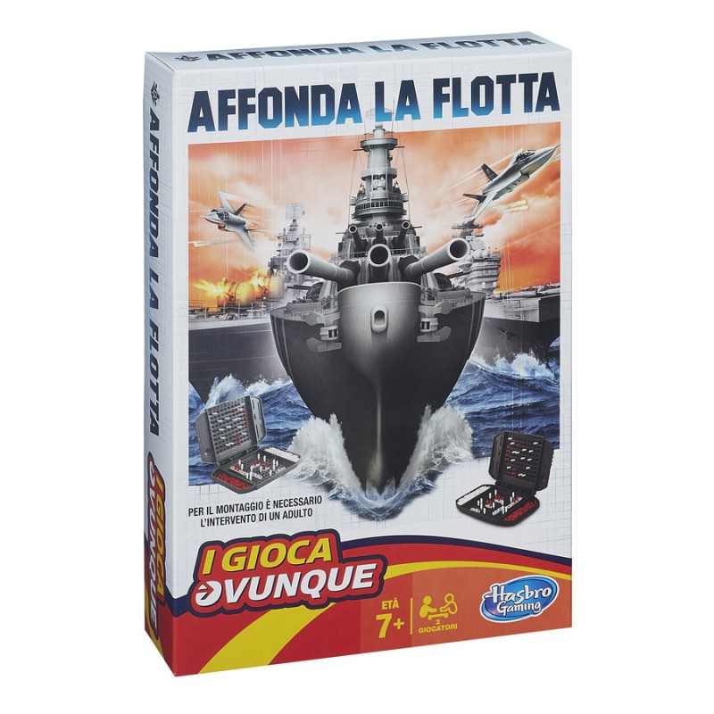Image of Hasbro Gaming Affonda la Flotta - Travel (gioco in scatola, Gaming)