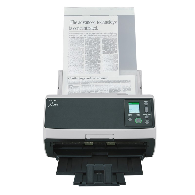Ricoh fi-8190 ADF + scanner ad alimentazione manuale 600 x DPI A4 Nero, Grigio