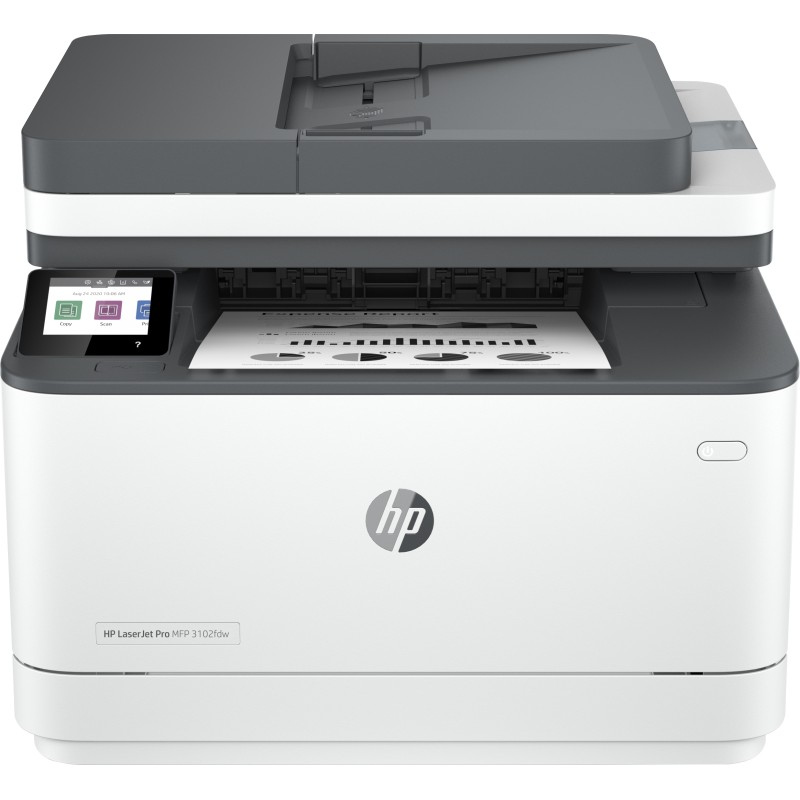 Image of HP LaserJet Pro Stampante multifunzione 3102fdw, Bianco e nero, per Piccole medie imprese, Stampa, copia, scansione, fax