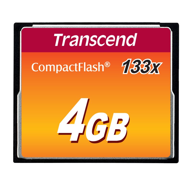 Transcend Ts4gcf133 Compactflash 133x 4gb ~e~