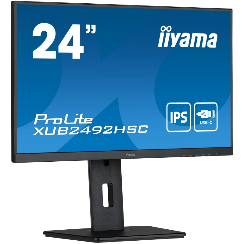 Image of iiyama ProLite XUB2492HSC-B5 LED display 61 cm (24") 1920 x 1080 Pixel Full HD Nero