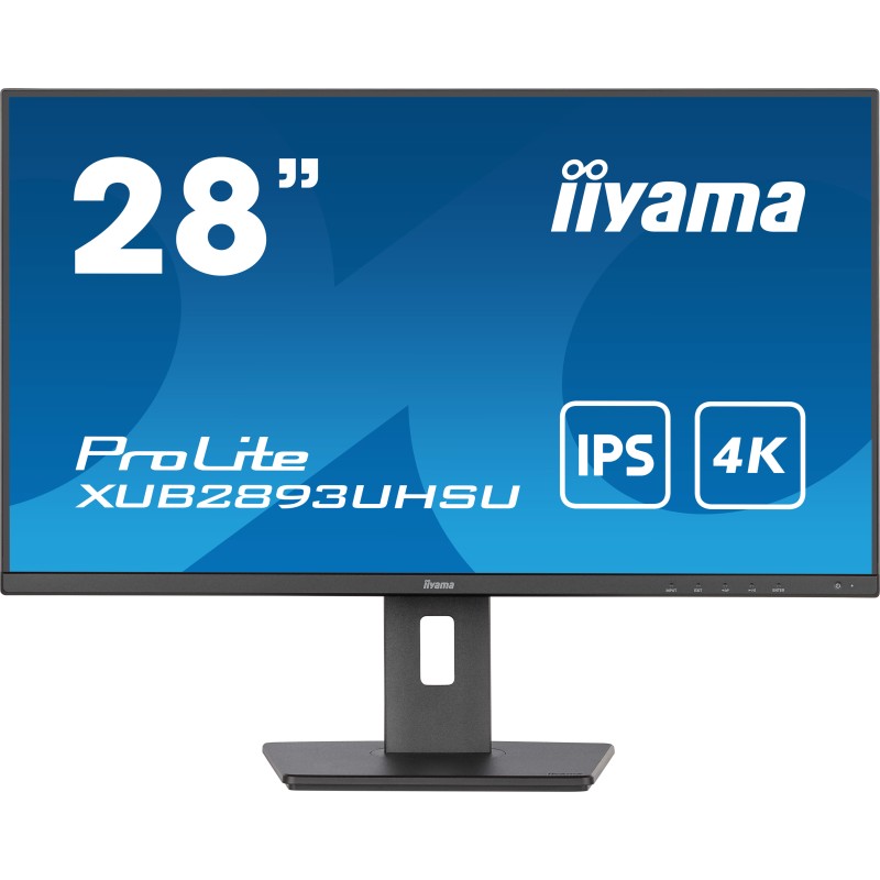 Image of iiyama ProLite Monitor PC 71.1 cm (28") 3840 x 2160 Pixel 4K Ultra HD LED Nero