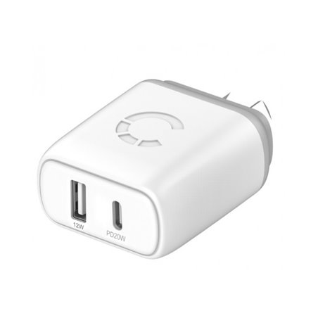 CHARGEUR MURAL DOUBLE PORT USB - C PD 20W