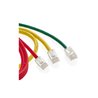 AC6PCF030-5CCHB - Cat 6A 3.0m Stranded 4 Pair RJ45  Blade Patch Cord Green LSHF/LSZH IEC 332.1 Sheathed