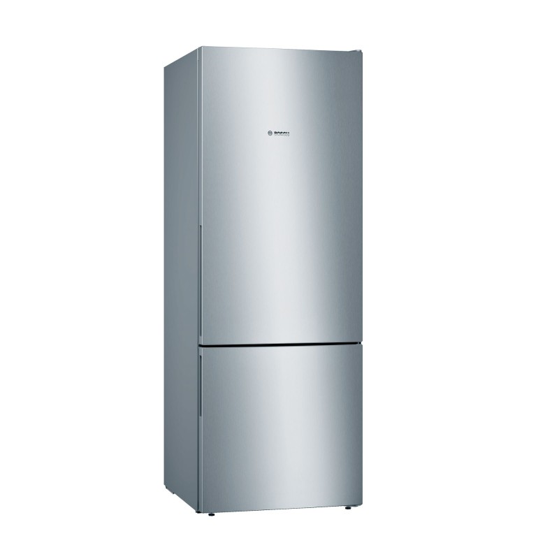 Image of Bosch Serie 4 KGV58VLEAS frigorifero con congelatore Libera installazione 503 L E Stainless steel