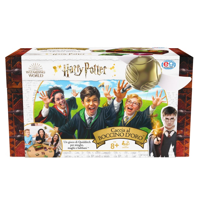 Image of Spin Master Wizarding World Harry Potter Caccia al Boccino d'oro, gioco di Quidditch da tavola per streghe, maghi e Babbani