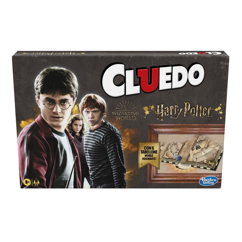 Image of Hasbro Gaming Cluedo Harry Potter, gioco in scatola, tema dagli 8 anni su, da 3 a 5 giocatori