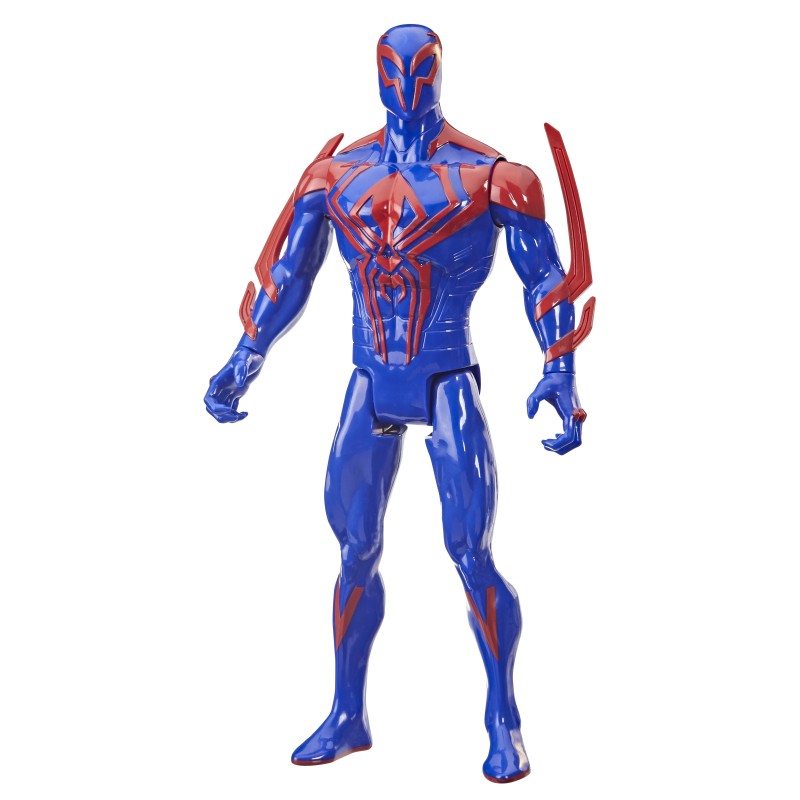 Image of Hasbro Marvel Spider-Man Titan Hero Series, 2099. action figure deluxe dal film "Spider-Man: Across the Spider-Verse"