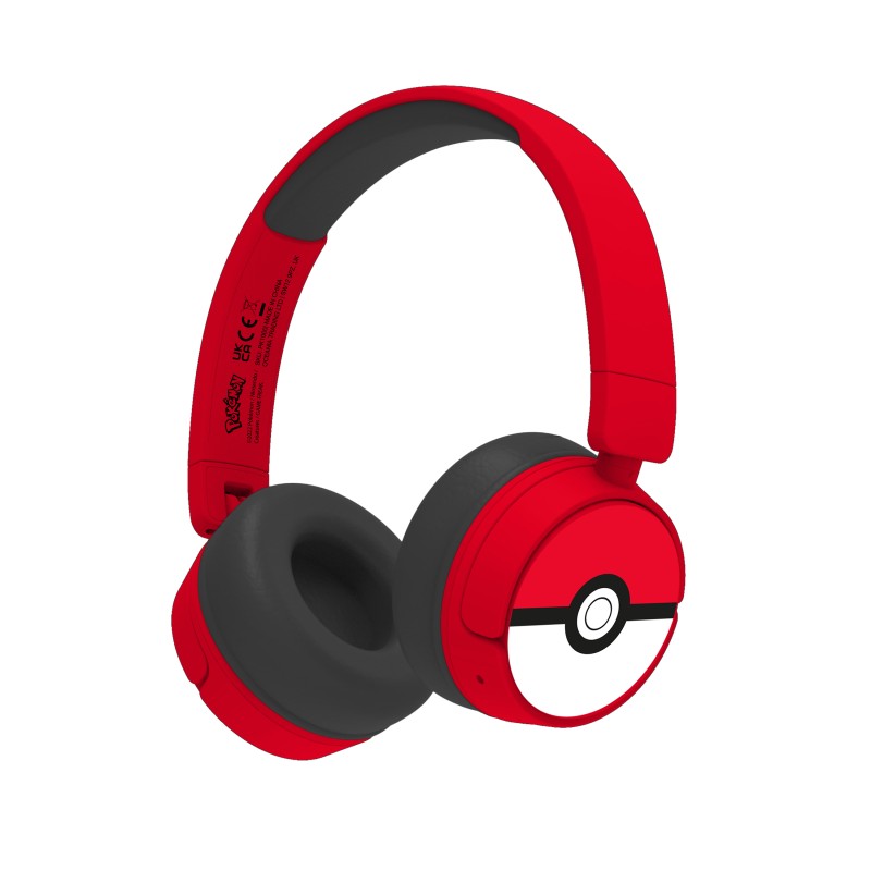Image of OTL Technologies Pokémon PK1000 cuffia e auricolare Con cavo senza A Padiglione Giocare USB tipo-C Bluetooth Rosso, Bianco