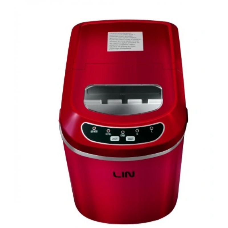 Image of Portable ice cube maker LIN ICE PRO-R12 red