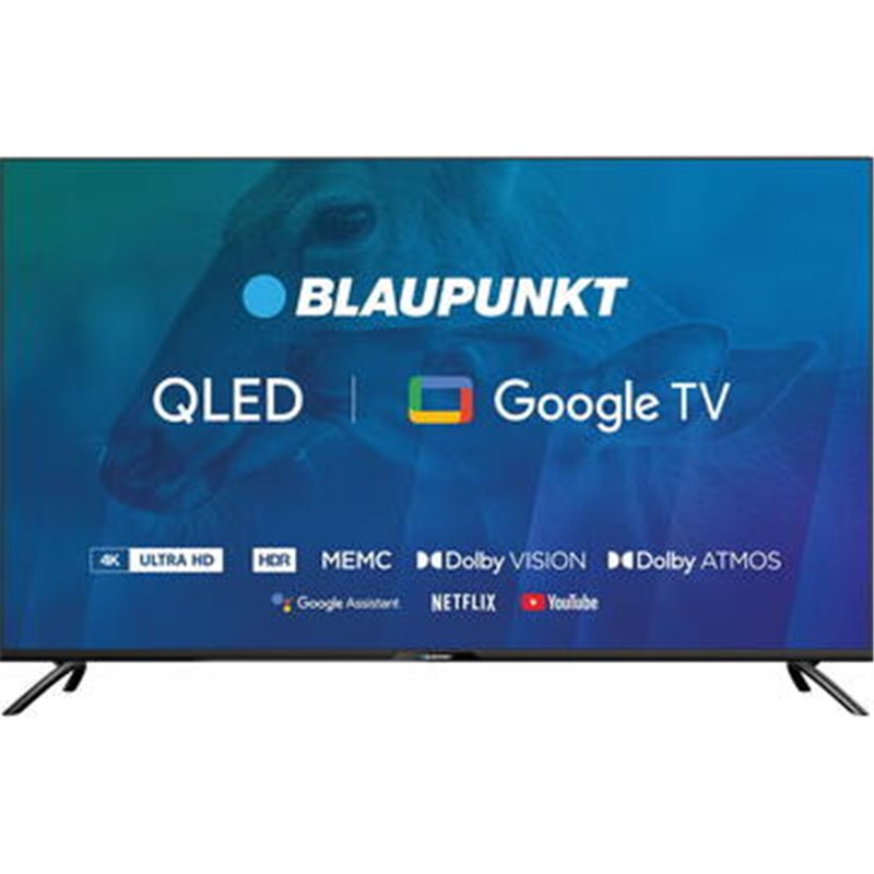 Image of TV 50 Blaupunkt 50QBG7000S 4K Ultra HD QLED GoogleTV Dolby Atmos WiFi 2 4-5GHz BT black
