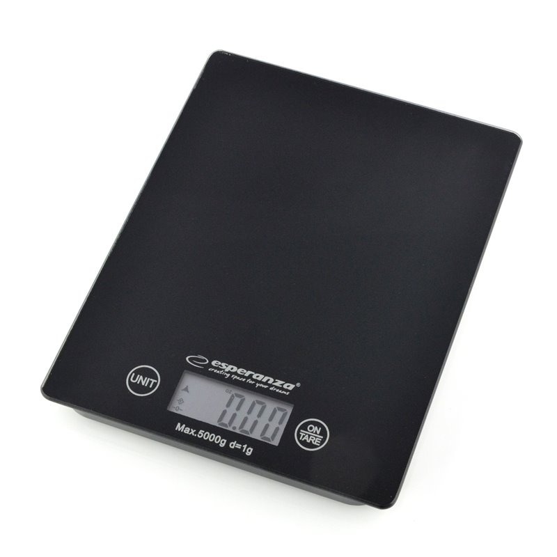Image of Esperanza EKS002K Electronic kitchen scale Black Tabletop Rectangle