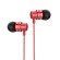 AURICOLARI CON MICROFONO LENOVO METAL EARBUDS RED