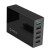 Orico QSL-5U-EU-BK Netzladegerät 40W 4*USB 5V - 1*USB 12V QC 2.0 Schwarz