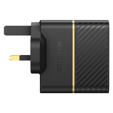 OtterBox UK Wandladegerät 30 W – USB C 18 W + USB A 12 W USB-PD Schwarz