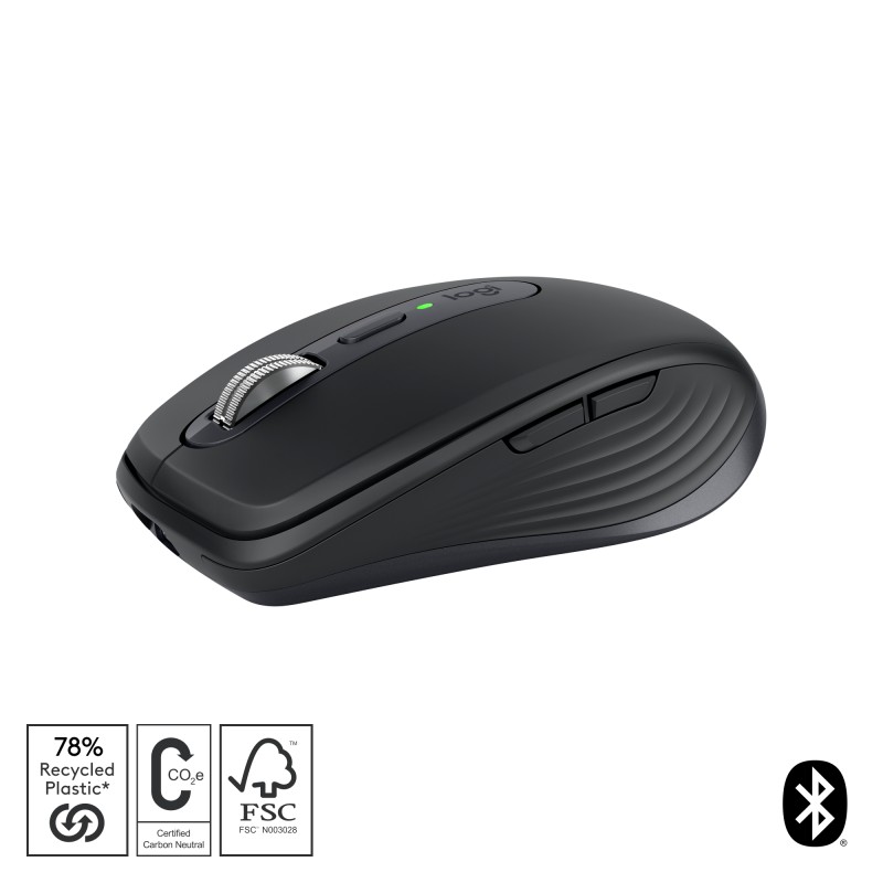 Image of Logitech MX Anywhere 3S mouse Mano destra RF senza fili + Bluetooth Laser 8000 DPI