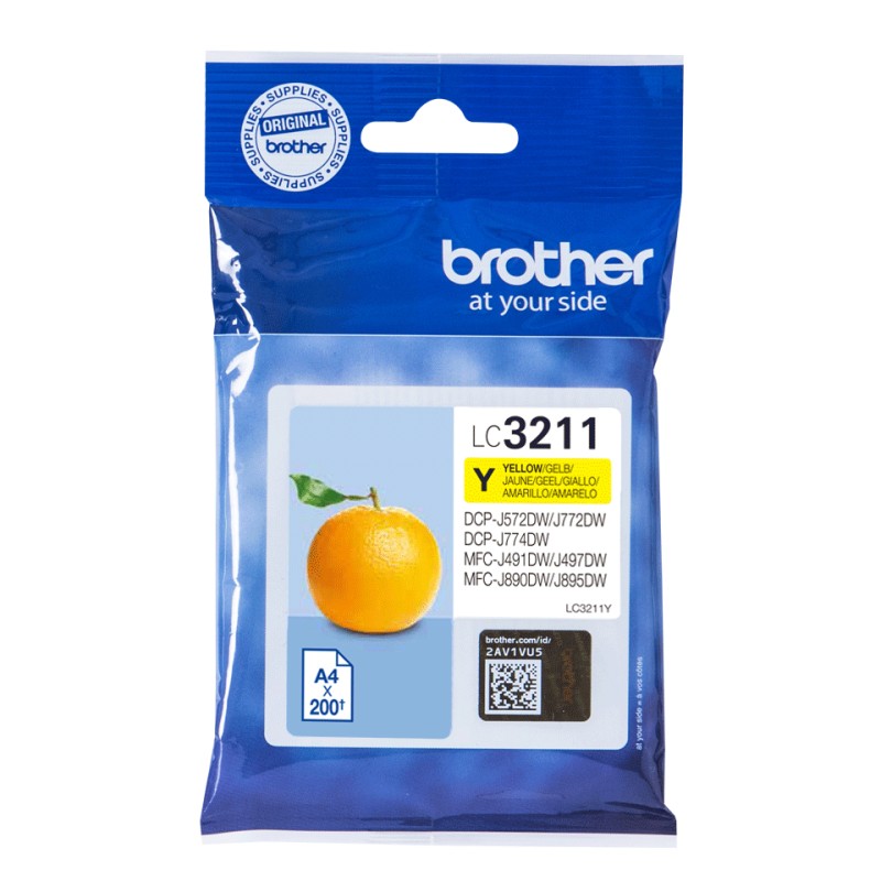 Image of Brother LC3211Y cartuccia Inkjet 1 pz Originale Giallo
