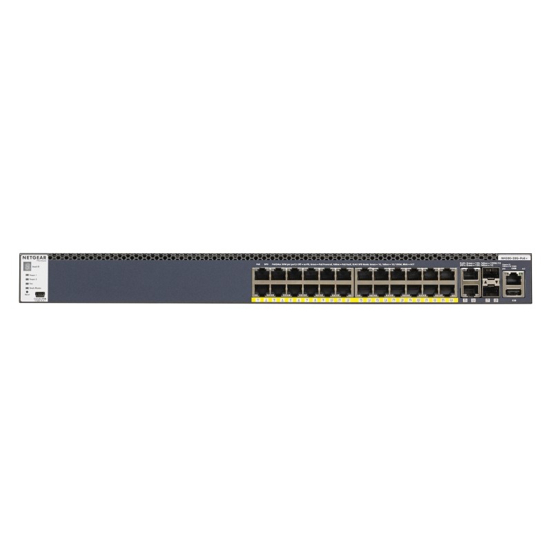 NETGEAR M4300-28G-PoE+ Gestito L3 Gigabit Ethernet (10/100/1000) Supporto Power over (PoE) 1U Nero