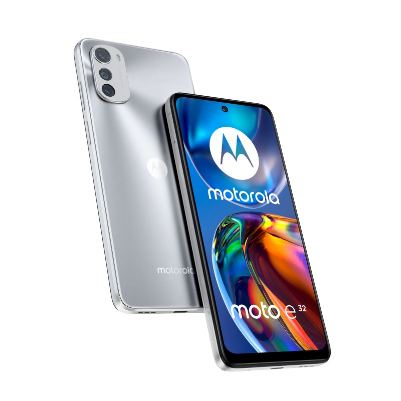 Image of Motorola moto e32 16.5 cm (6.5") Doppia SIM Android 11 4G USB tipo-C 4 GB 64 5000 mAh Argento