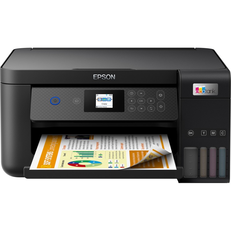 Image of Epson EcoTank ET-2850 stampante multifunzione inkjet 3-in-1 A4, serbatoi ricaricabili alta capacità