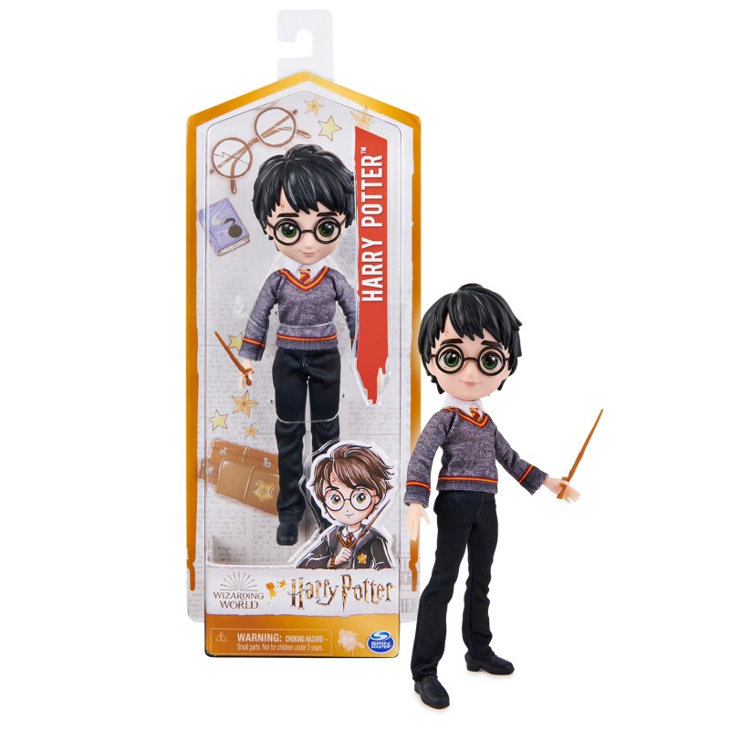 Image of Spin Master Wizarding World | Bambola articolata Harry Potter 20cm Bacchetta e divisa di Hogwarts inclusa Collezione Per