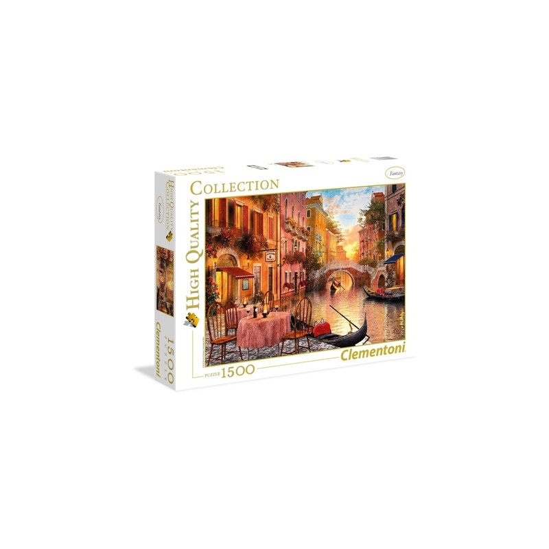 Image of Clementoni Venezia Puzzle di contorno 1500 pz Romantico